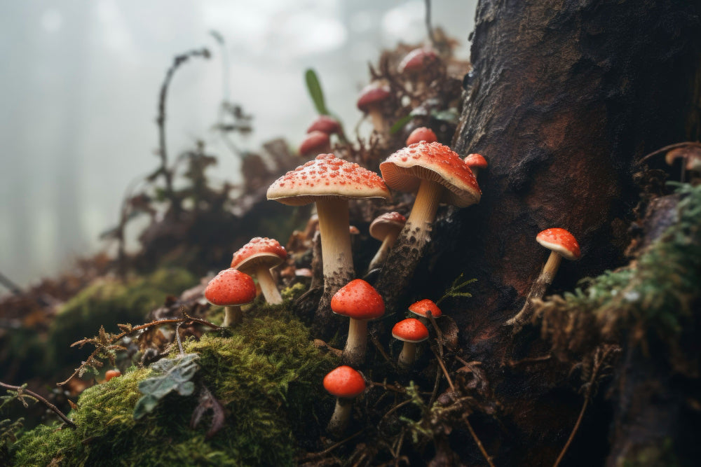 amanita muscaria forest